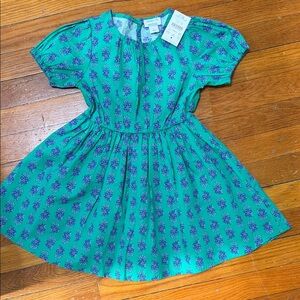 J. Crew Factory Teal and Purple Kids Dress
